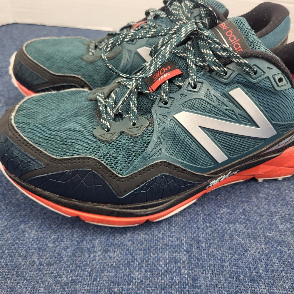 New Balance 910v3 Trail Gore-Tex Men 8 2E Wide Blue Running Shoes Hiking Outdoor